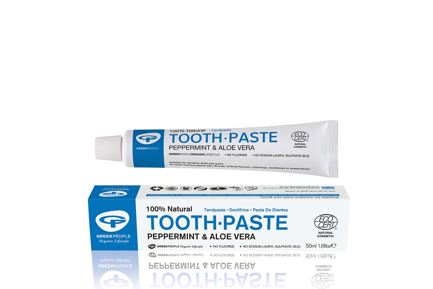 Green People Peppermint and Aloe Vera Toothpaste 50ml — Green People ...