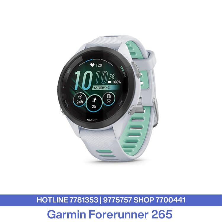 Garmin Forerunner 265 Amoled GPS Smartwatch MVR 9,199 — hampseshop