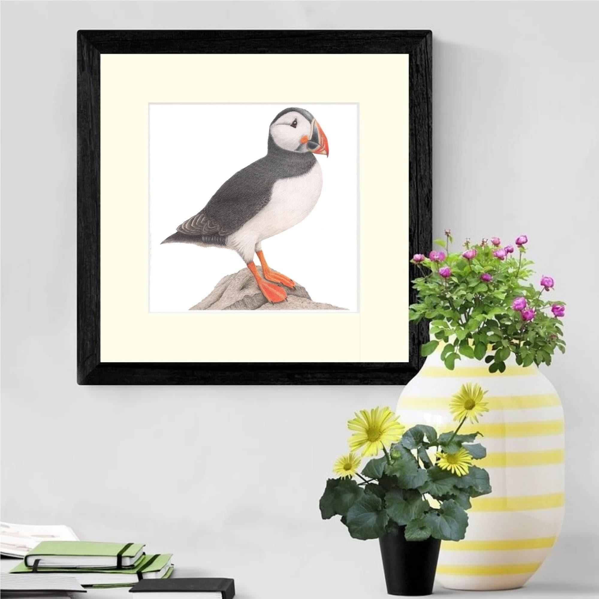 Puffin Giclee Fine Art Print - ian harrison art