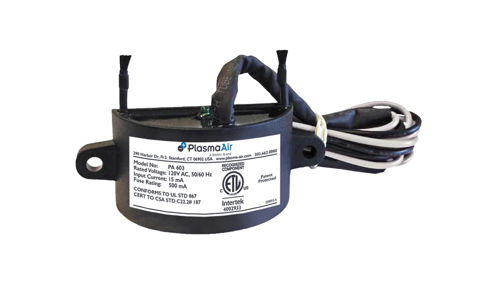 Plasma Air 600 Series Bipolar Ionizer - Bipolar Ionization Systems For Sale