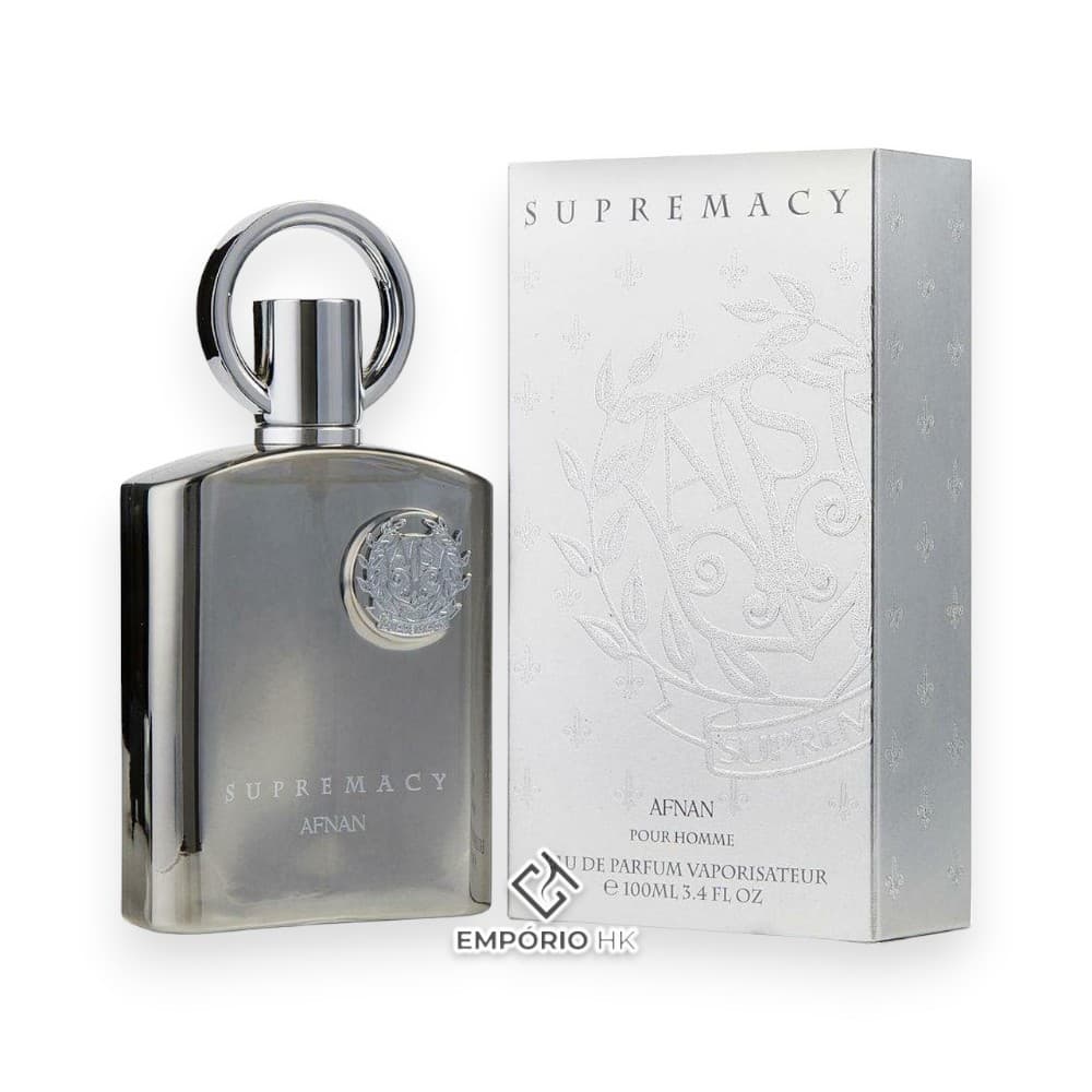 Perfume Árabe Supremacy Silver - Afnan 100ml - Empório HK