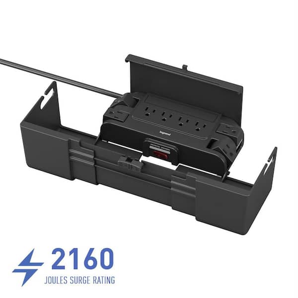 Legrand Wiremold CordMate Cable Management Box with Built-In Surge ...