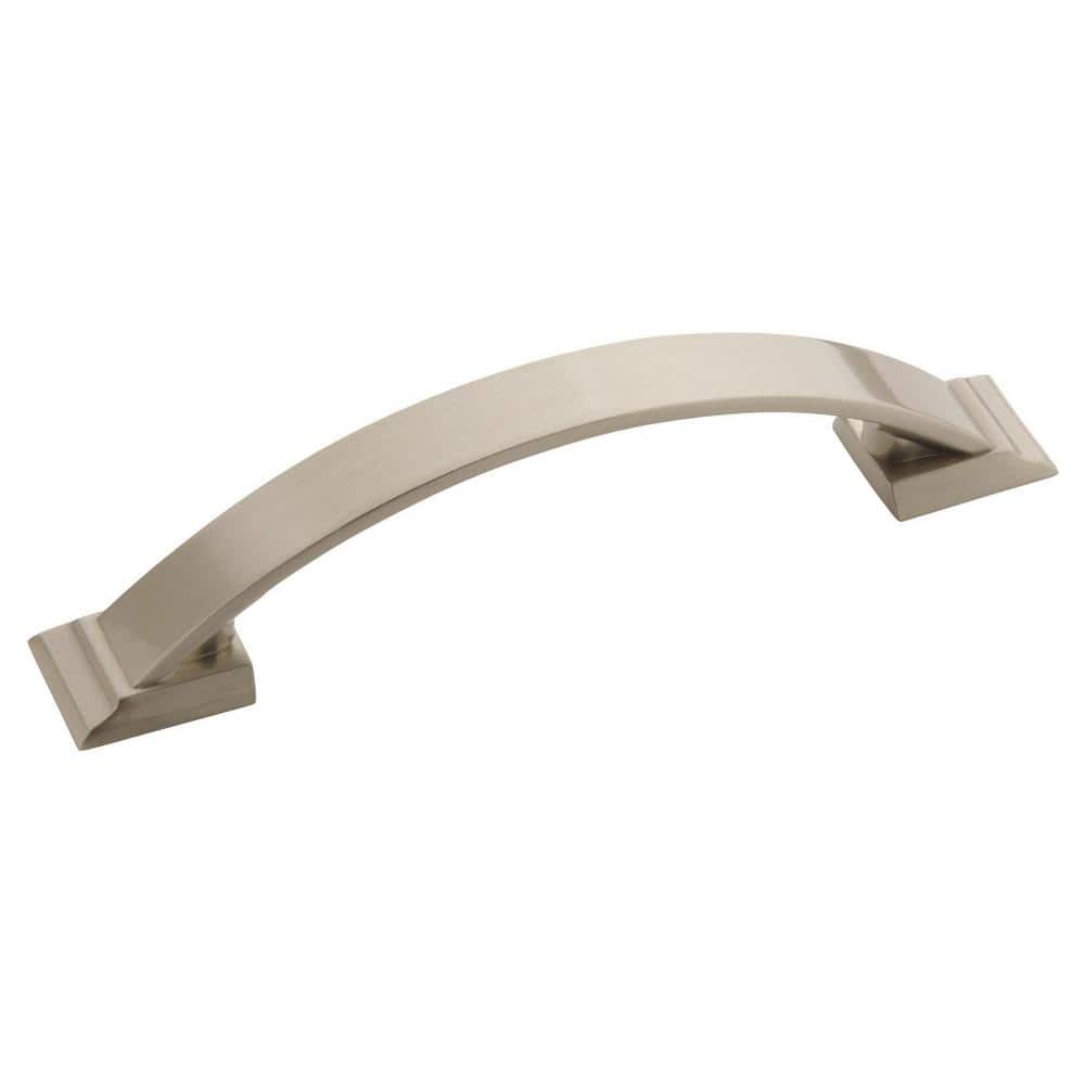 Amerock Candler 3-3/4 in. (96mm) Classic Satin Nickel Arch Cabinet Pull ...