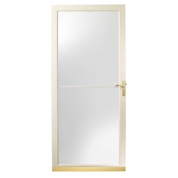 Andersen 36 in. x 80 in. 3000 Series Almond Self-Storing Storm Door ...