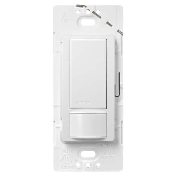 Lutron Maestro Motion Sensor Switch, No Neutral Required, 5-Amp, Single ...