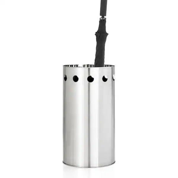 Blomus Silver Umbrella Stand 68043 - The Home Depot
