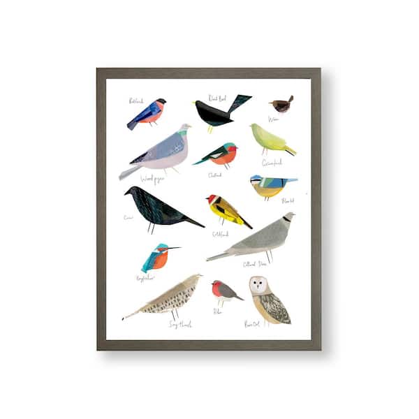 Art for the Home Bird Song Framed Print Wall Art 112065 - The Home Depot