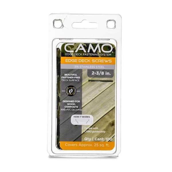 Camo Stainless Steel Hidden Deck Fasteners