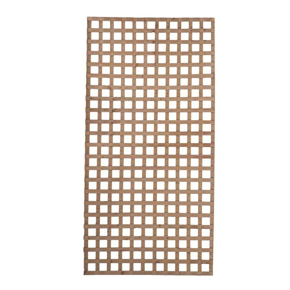 Wood Square Lattice Panels LMT 1882W 12x96 240 12" X 96" Standard