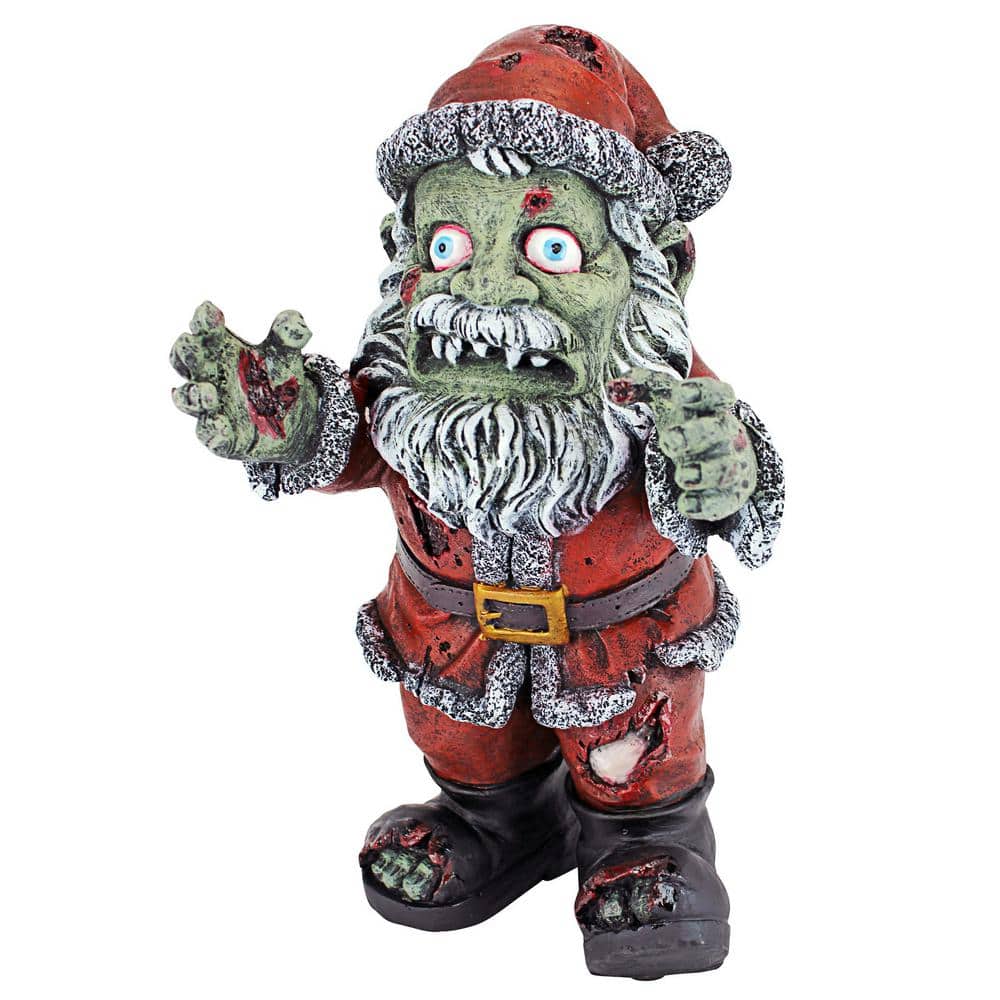 Design Toscano 13 in. Zombie Claus Holiday Garden Statue CL6691 - The ...