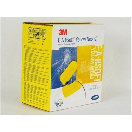 Jual 3M EARsoft Yellow Neons Uncorded Earplugs 312-1250 , 200 pairs ...