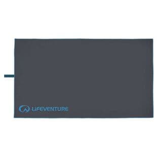 Lifeventure SoftFibre Lite Large Trek Towel (Grey) | Sportpursuit.com