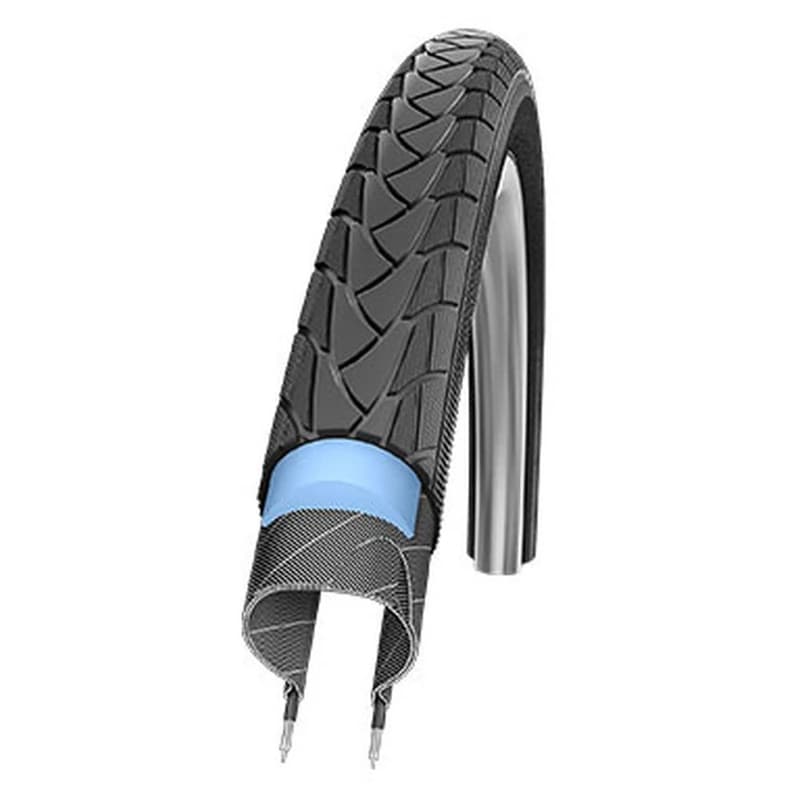 Schwalbe Marathon Plus SmartGuard Tyre (Black with Reflective Sidewall