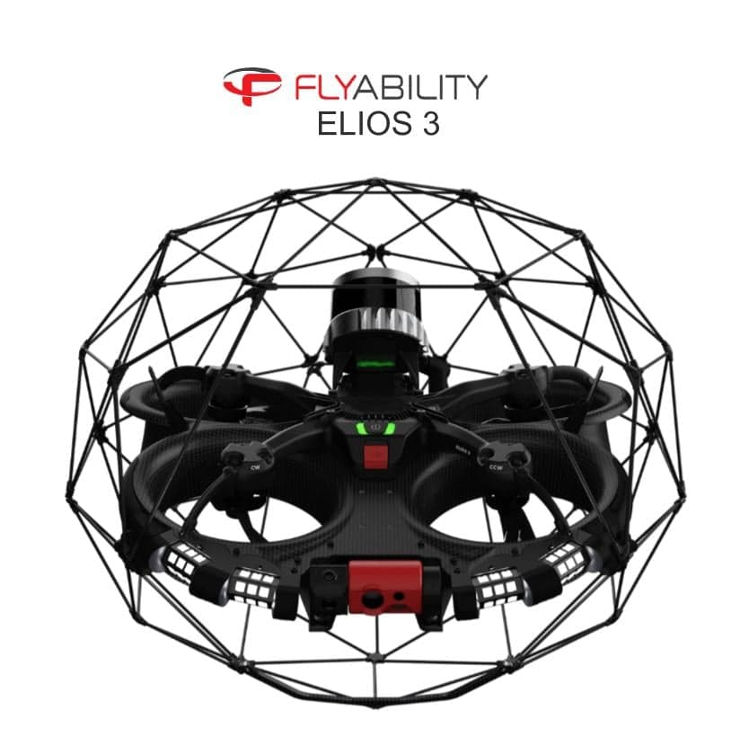 Drone Para Inspeções Internas e Espaços Confinados Flyability Elios 3
