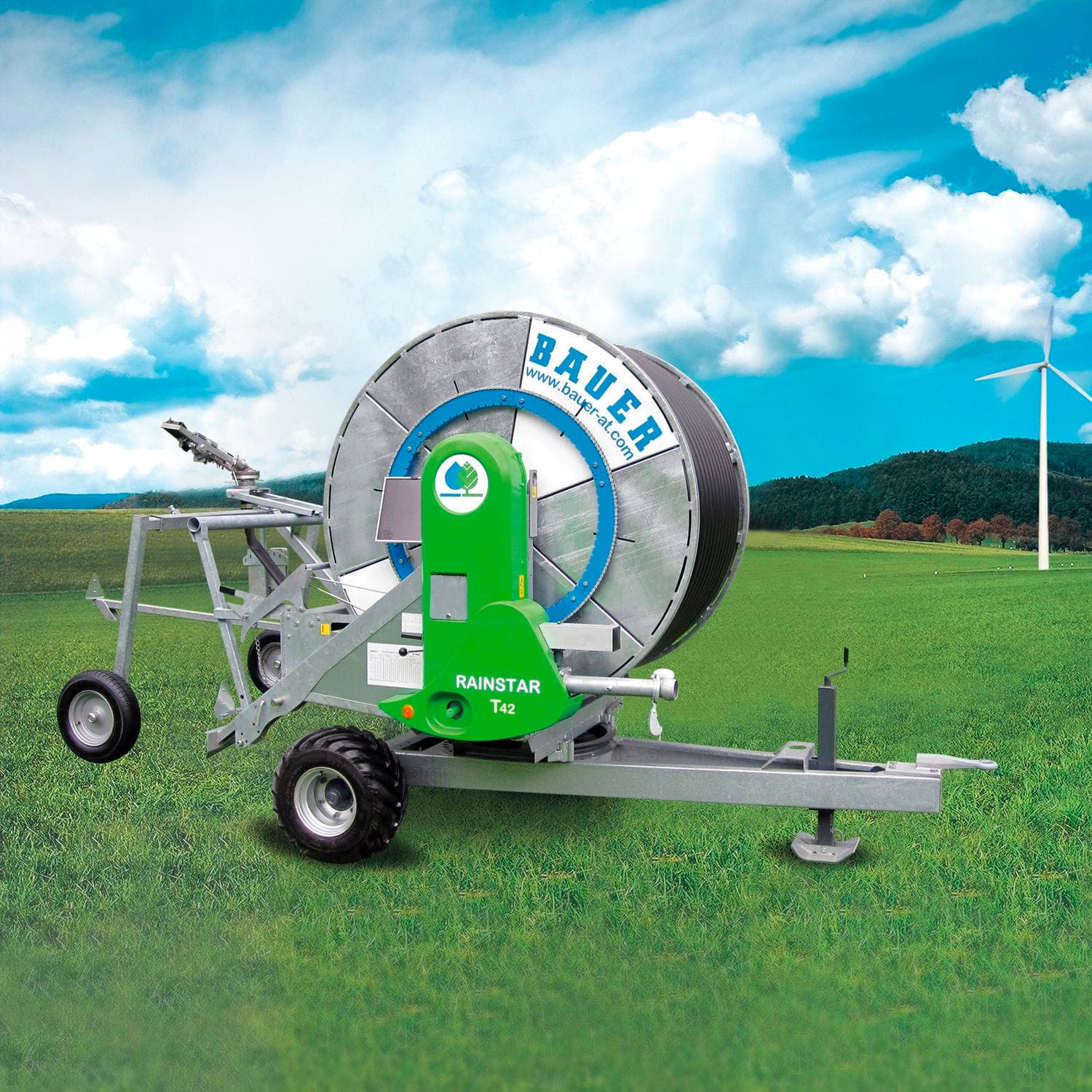 Turbine-drive hose traveler - RAINSTAR T series - BAUER Ges.m.b.H ...