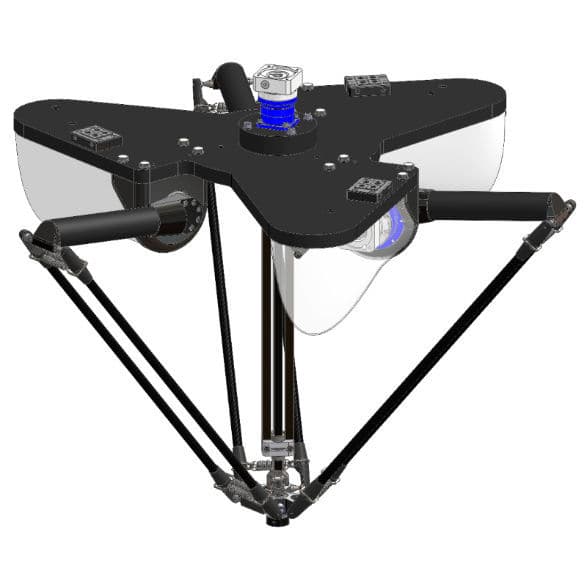 Delta robot - D4-1300-S020-R100 - Codian Robotics - 4-axis / pick-and ...