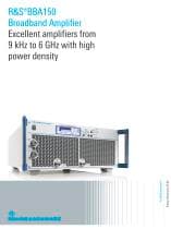 RF amplifier - R&S®BBA150 - Rohde Schwarz - power / switching / electronic