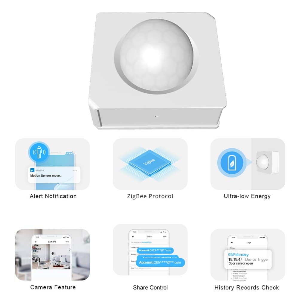 New SONOFF SNZB-03 ZigBee Motion Sensor with Battery – International ...