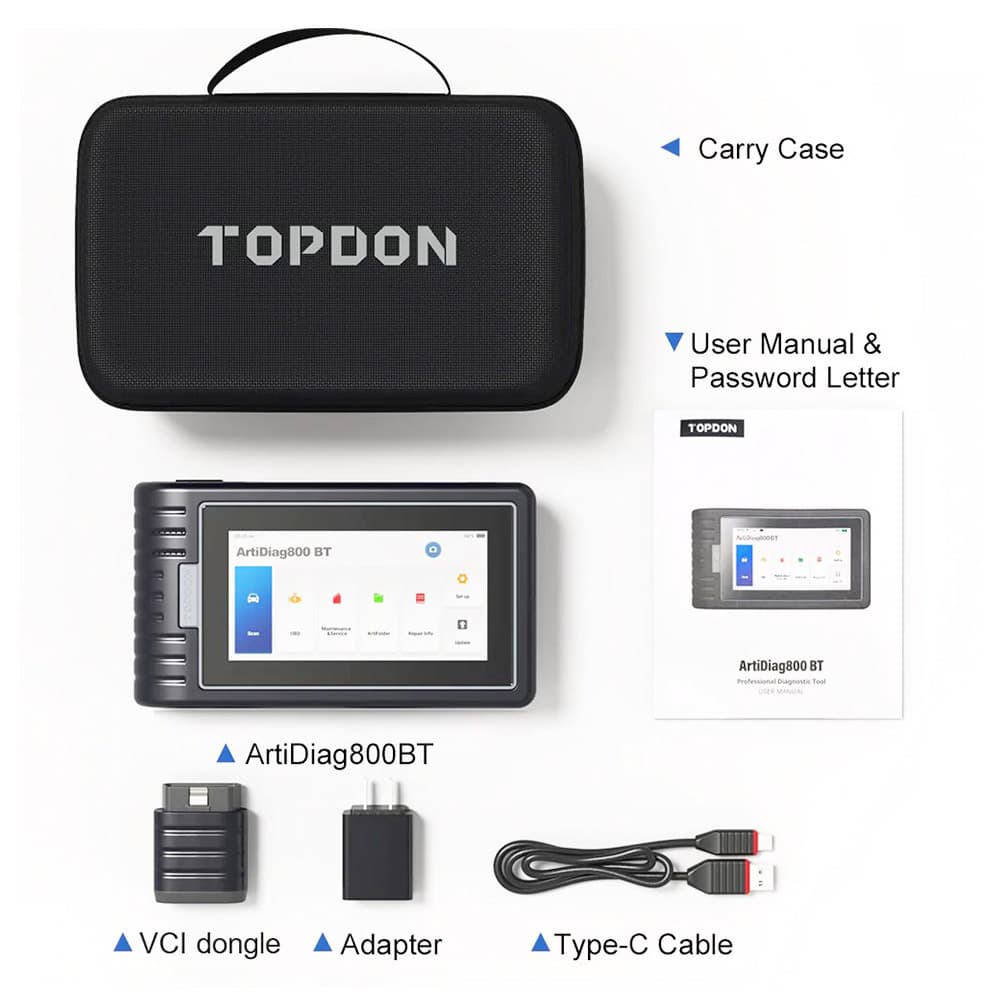TOPDON ArtiDiag800 BT Automotive Diagnostics Tool