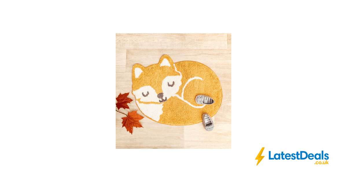 Sass & Belle Woodland Fox Rug, £12.90 at Amazon