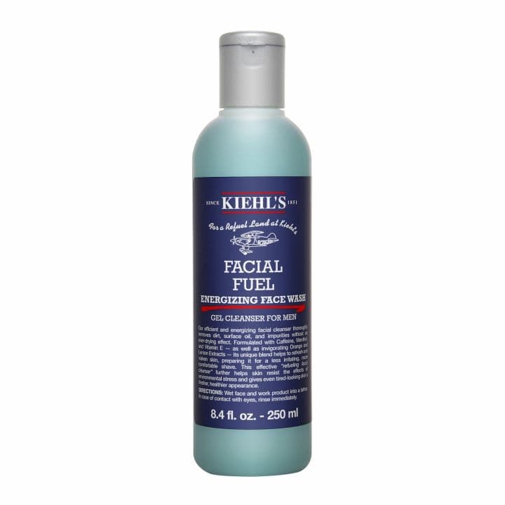 Kiehl's Men's Facial Fuel Energizing Face Wash Gel Cleanser for Men ...