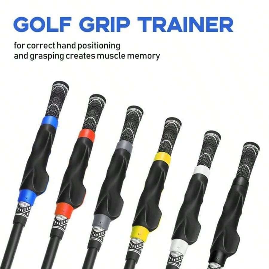 Golf Grip Trainer-Portability, Golf Swing Training Aid, Correct Hand ...