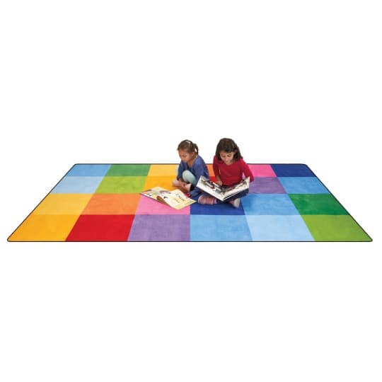 Buy Learning Carpets Rainbow Mosiacs Classroom Rug at S&S Worldwide