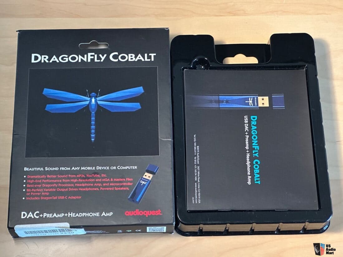 Free CONUS Shipping--AudioQuest Dragonfly Cobalt USB DAC with ...
