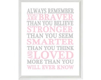You are braver than you believe | Etsy