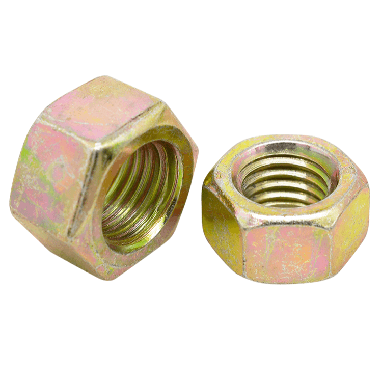yellow zinc plated hex nuts din934 -bolts nuts screws fasteners ...