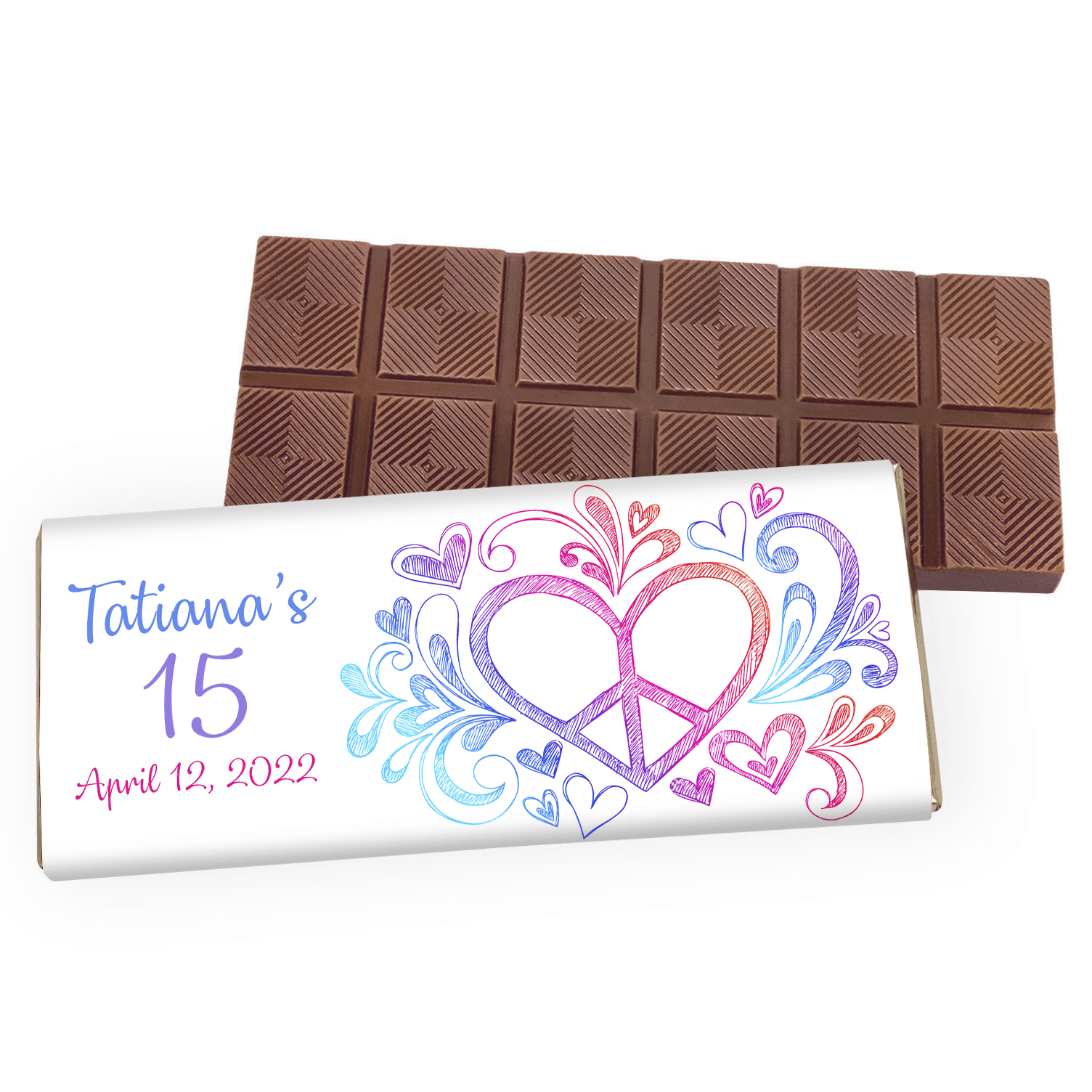Doodles - Belgian Chocolate Bar 2 Oz - Indolce