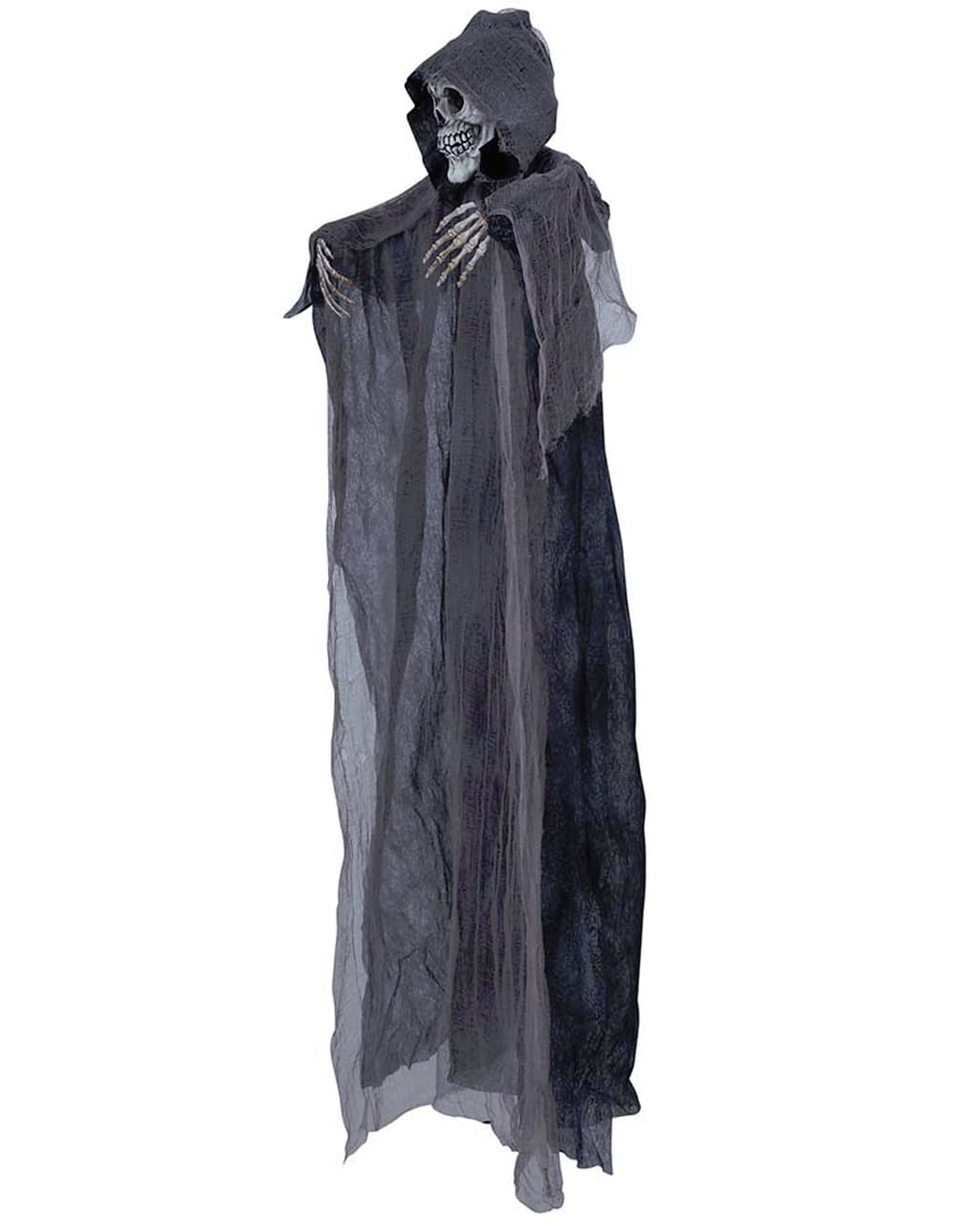 Skeleton Figure With Hood & Light 120cm | Halloween Animatronic ...