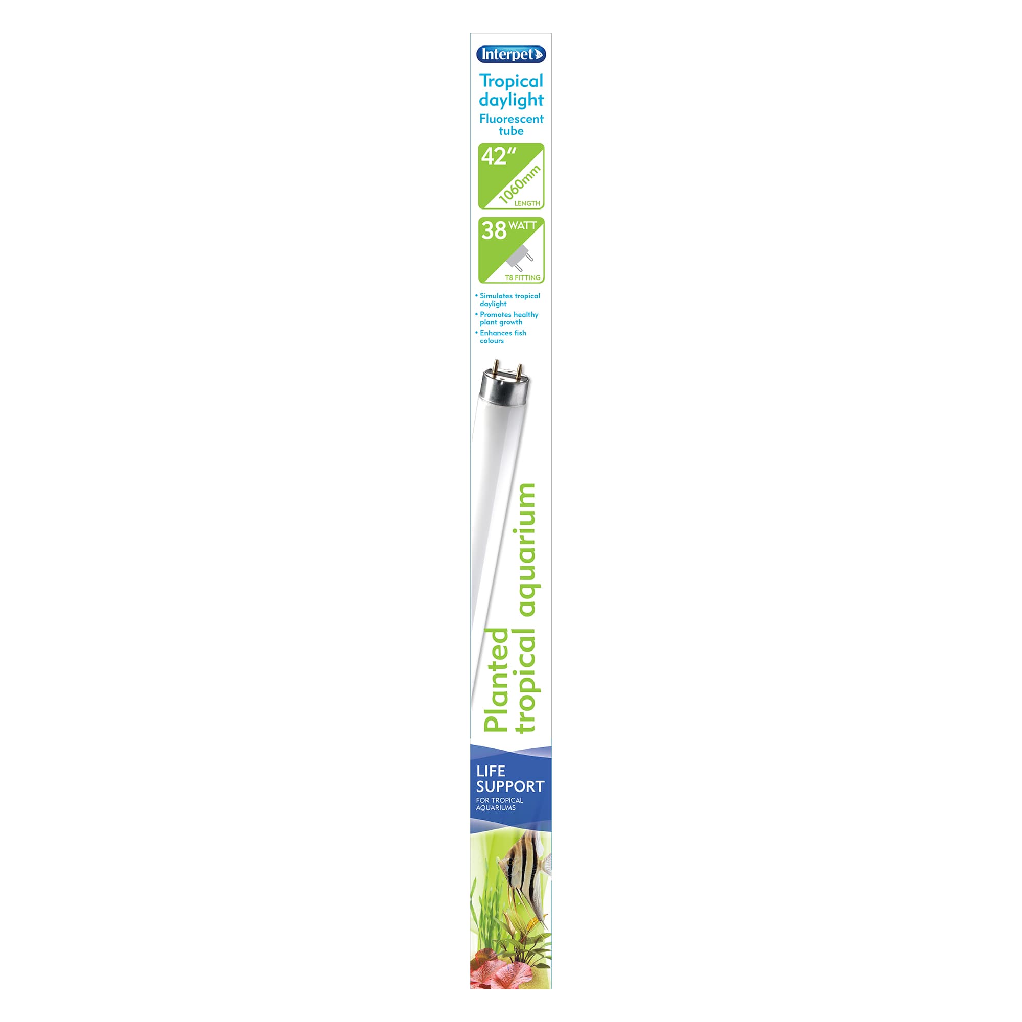Interpet - T8 Tropical Daylight For Tropical & Plants - 36W 48"/122cm