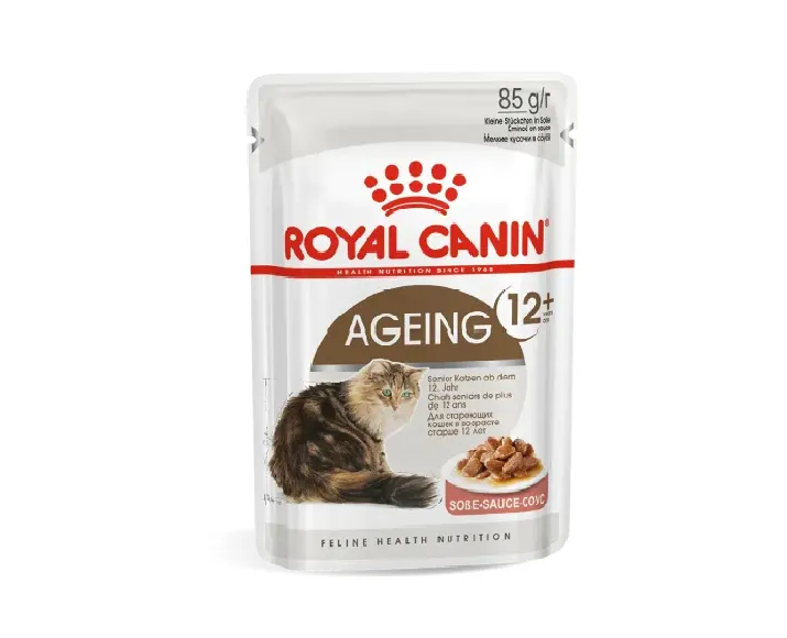 Buy Royal Canin Ageing 12+ In Gravy, Cat Wet Food - Tailored Nutrition ...