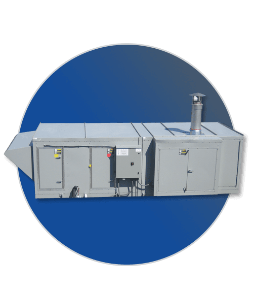 Makeup Air Direct-Fired Heating System | Space Heater - Air-Rotation