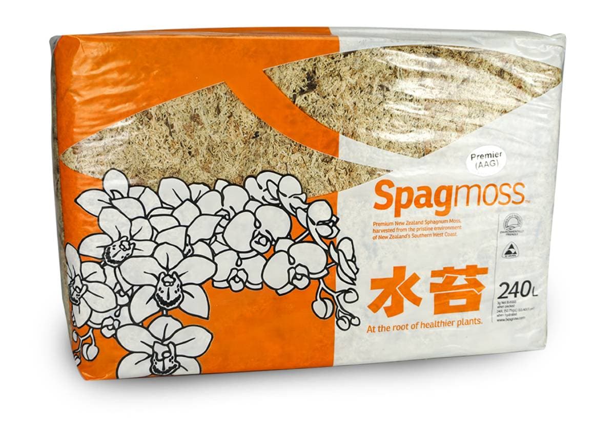 New Zealand Classic Long Fiber Sphagnum Moss (3kg 240L)