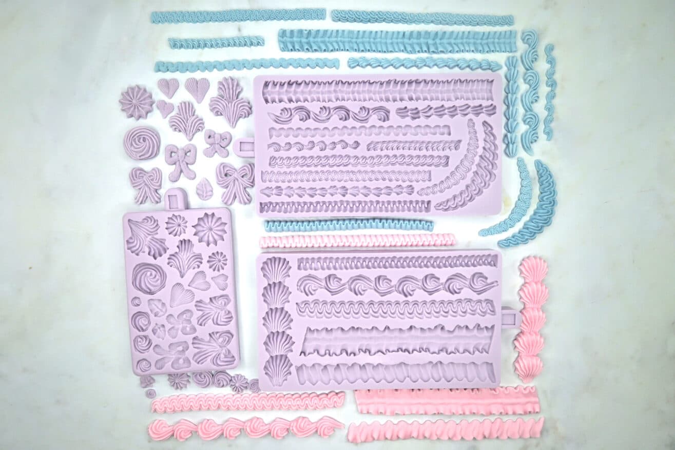 Lambeth Collection Silicone Moulds – Full Set – Karen Davies Cakes