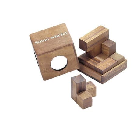 Soma Cube - O puzzle de madeira em 3D que envolve 🧩