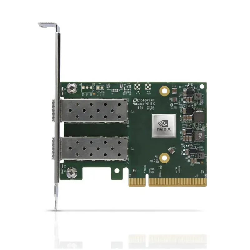 Сетевая карта Nvidia ConnectX-6 Lx Dual Port 25GbE SFP28 Adapter, PCIe ...