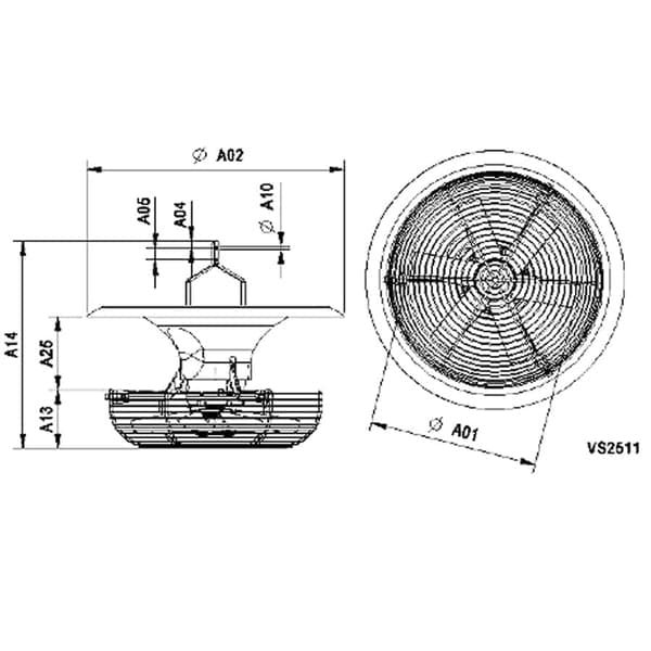 Vostermans Ventilation Multifan V-FloFan Inlet with Damper