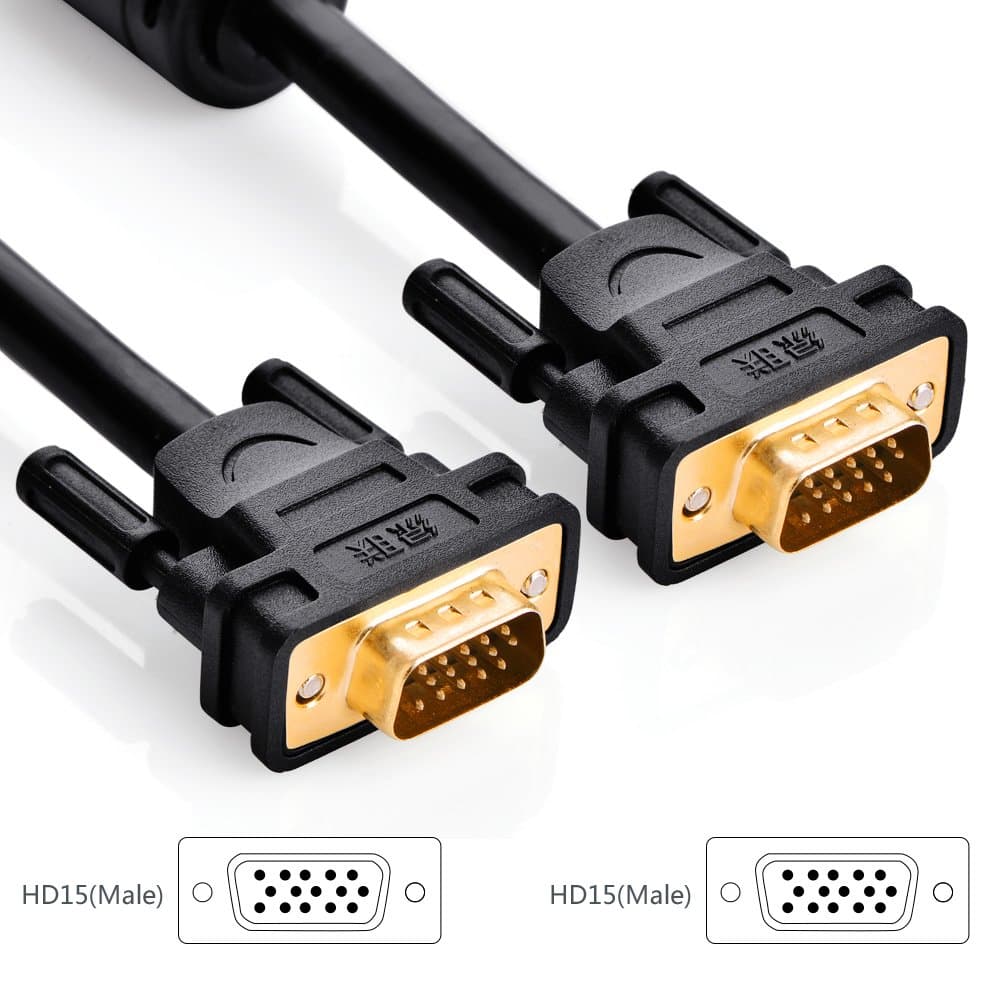 Ugreen VGA Male to Male Cable Gold-p – Lap Tec