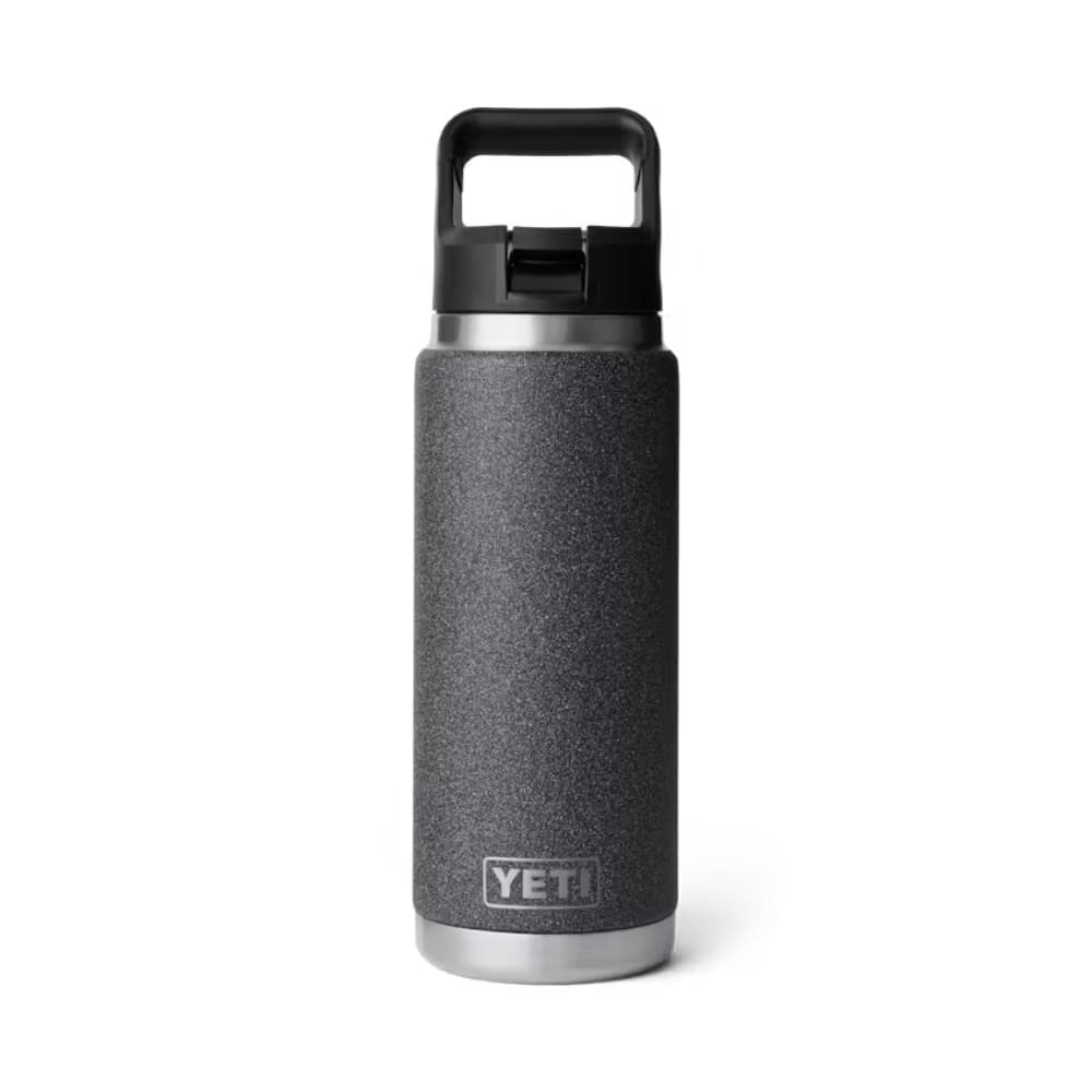 YETI Rambler 26 oz Straw Bottle – Black Stone