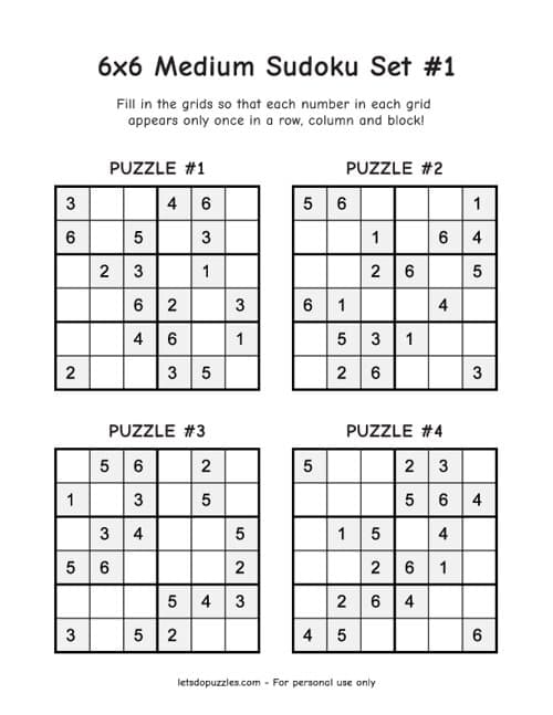 How To Solve Sudoku Puzzles 6X6 at Andrea Newton blog