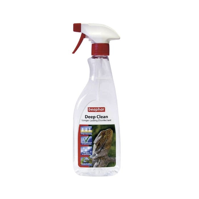 Beaphar Deep Clean Reptile Disinfectant Spray, 500ml | Petzone KSA