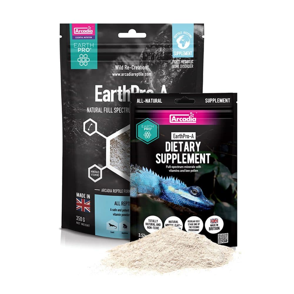 Arcadia EarthPro-A – Natural Full Spectrum Reptile Vitamin & Mineral ...