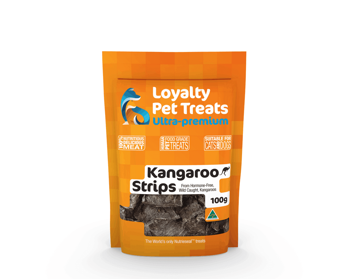 Australian Kangaroo Strips (100g) | Natural Food | Loyalty Pet Treat