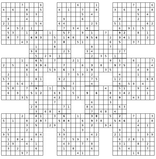 Sumo Sudoku Printable - Lyana Printable Sudoku
