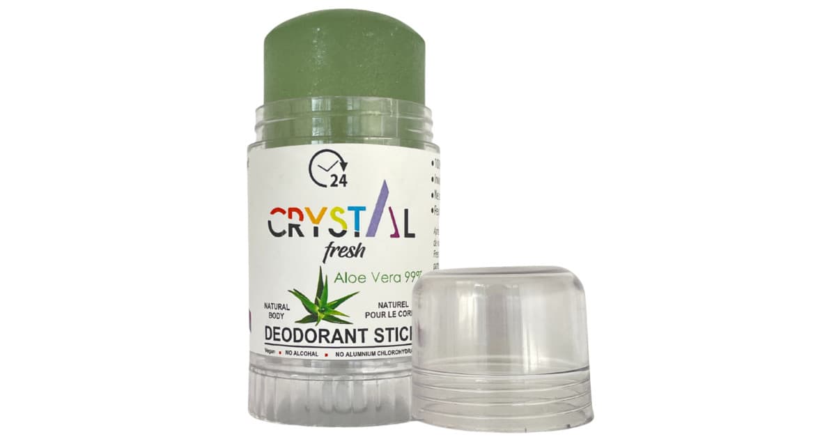 Buy Crystal Fresh Deodorant Stick - Aloe Vera Online | Faithful to Nature