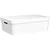 Amazon.com: CURVER Infinity Storage Box Set with Lid, Plastic, White ...