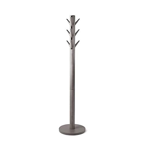Umbra Flapper Coat Rack, Clothing Hanger, Umbrella Holder, and Hat Organizer, for Entryway, Grey